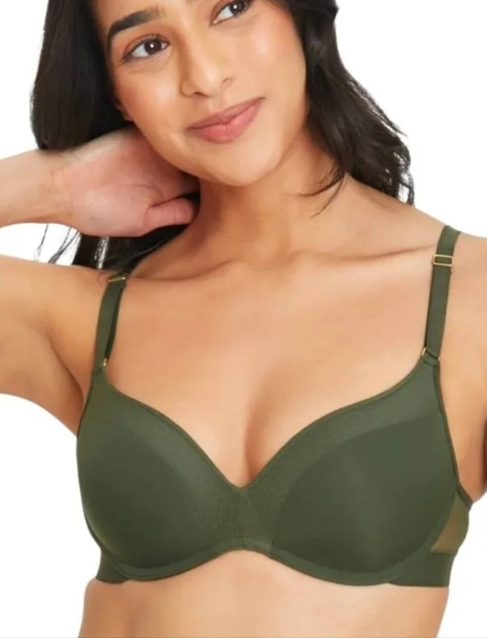 Lively The No-Wire Push-Up: Rich Olive - 32B